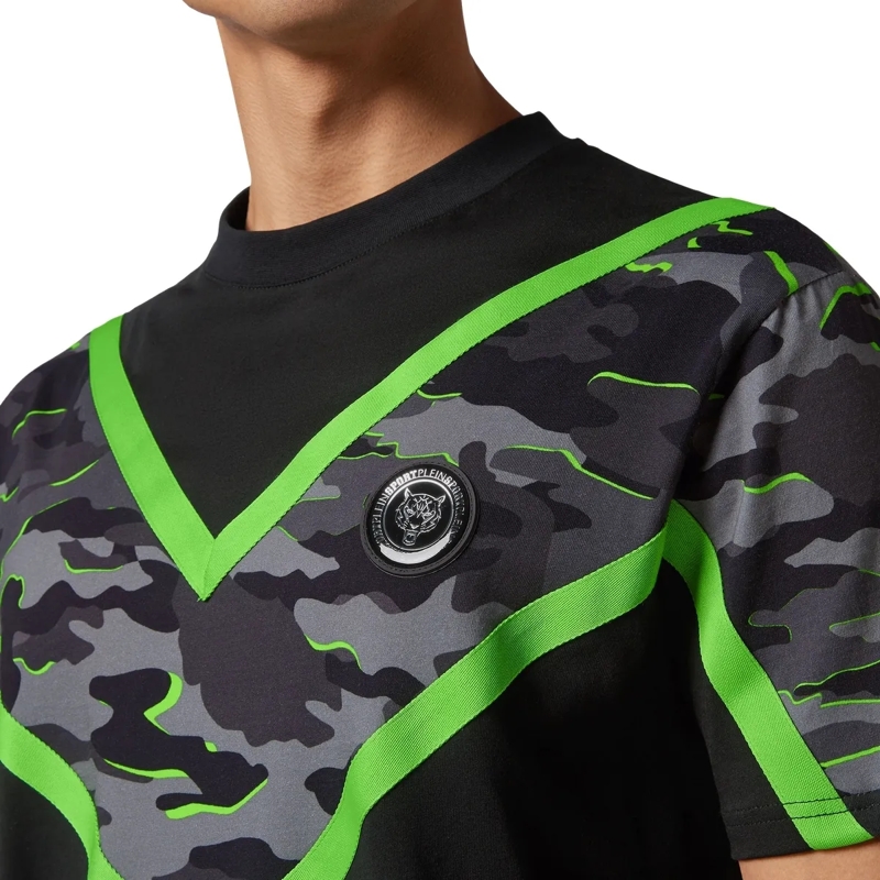 Plein Sport T-Shirt T-Shirt Camouflage schwarz(Image 5)