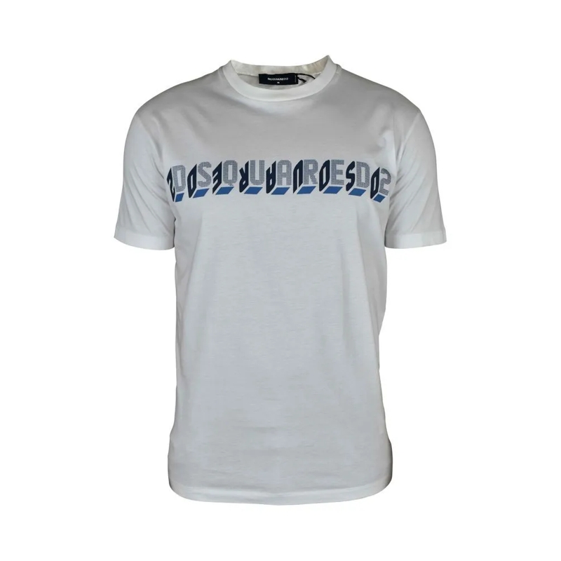 Dsquared2 T-Shirt Signature 3D Effect Logo T-Shirt White