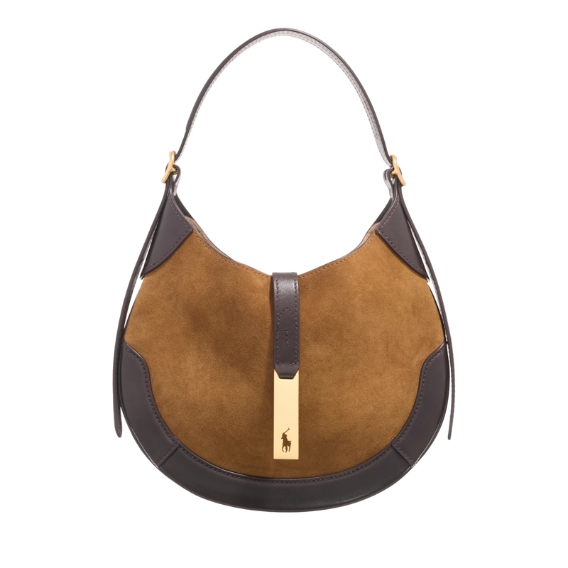 Polo Ralph Lauren Hobo Bag P Id Smsh Sb-Shoulder Bag-Small Maple/Tobacco