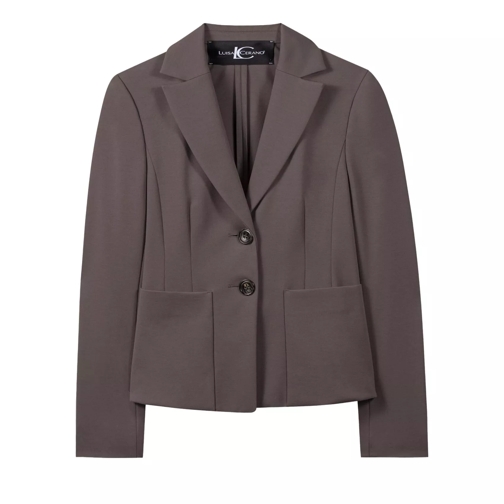 Luisa Cerano Blazer aus Punto-Milano taupe 