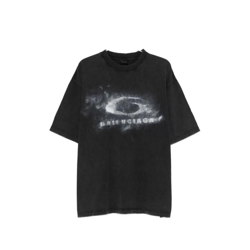 Balenciaga T-shirt Oversized Black Cotton T-Shirt Black