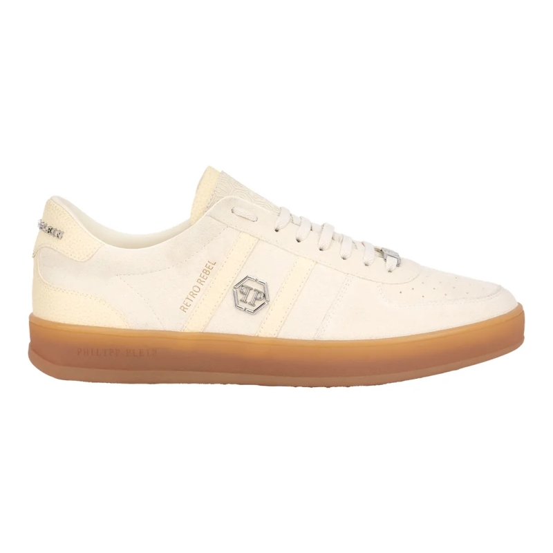 Philipp Plein Low-Top-Sneaker Low-Top Sneakers Retro Rebel weiss(Image 3)