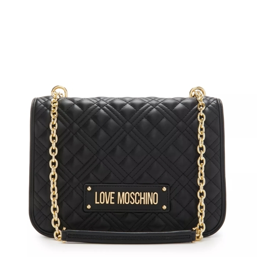 Love Moschino Love Moschino Quilted Bag Schwarze Handtasche JC40 Schwarz Crossbody Bag