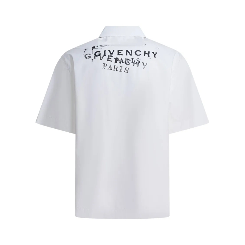 Givenchy Hemd Cotton Short-Sleeved Shirt White(Image 2)