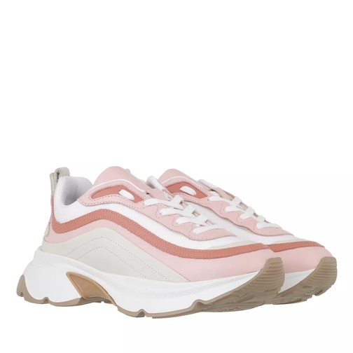 MSGM Scarpa Donna Pink Nude lage-top sneaker
