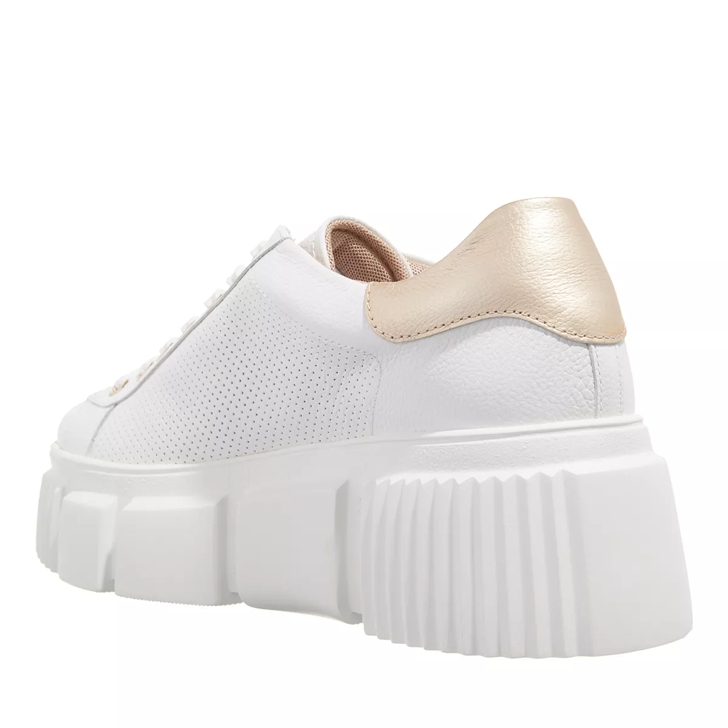 Bogner Shanghai 1 B White / Platinum | Platform Sneaker