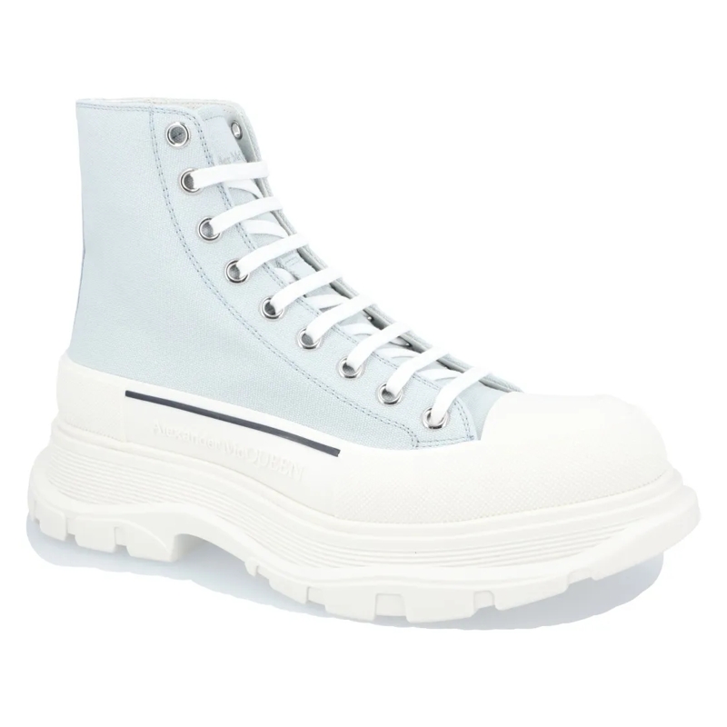 Alexander McQueen Bottes Tread Slick Boots 'Light Blue' Blue