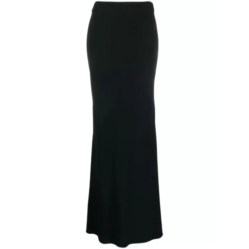 Alexander McQueen Floor-Length Black Maxi Skirt Black 