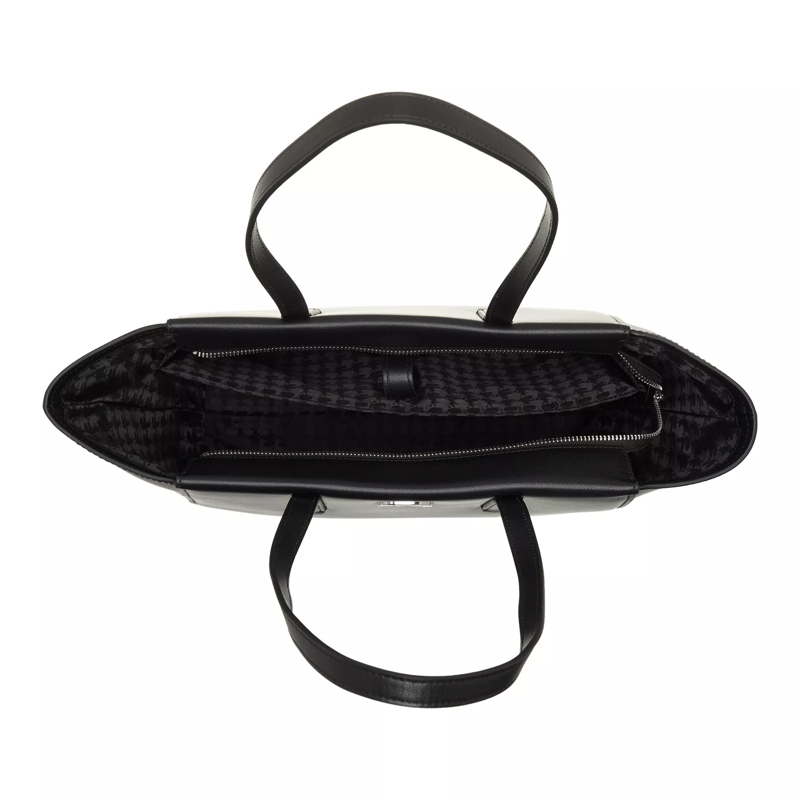 Karl Lagerfeld Shopper K/Ikonik 2.0 Leather Tote Pin Black(Image 5)