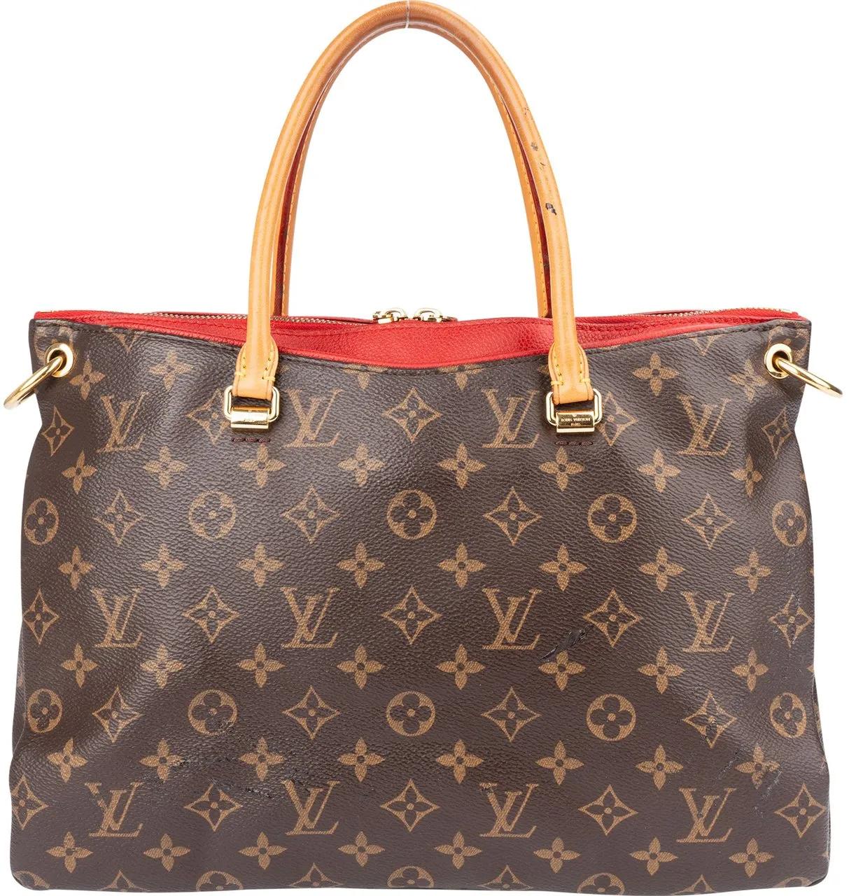 Thumbnail - Louis Vuitton Crossbody Bags - Louis Vuitton Canvas Monogram Pallas MM Handbag - Gr. unisize - in Braun - für Damen