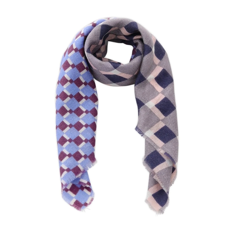 Epice Paris Écharpe légère Tuch aus Wolle & Kaschmir Multicolor