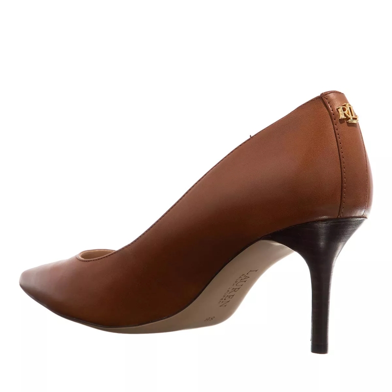 Lauren Ralph Lauren Pumps Lanette Closed Toe Pumps Deep Saddle Tan(Image 3)