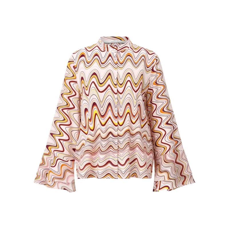 Herzensangelegenheit Bluse Bluse aus Seide Multicolor