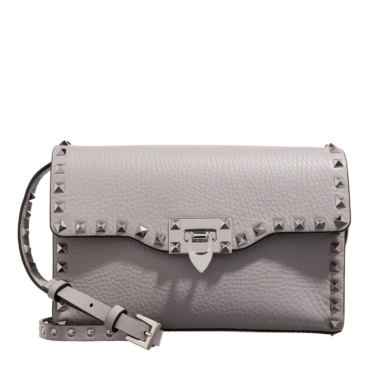 Valentino Garavani Crossbody Bags - Small Shoulder Bag Rockstud - Gr. unisize - in Grau - für Damen