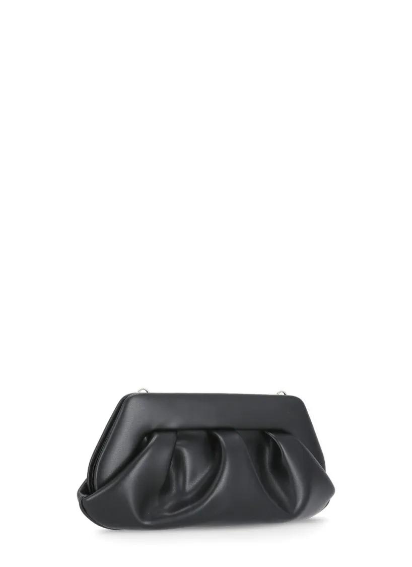 Themoirè Hobo bags Black "Emera" Vegan Leather Shoulder Bag in zwart