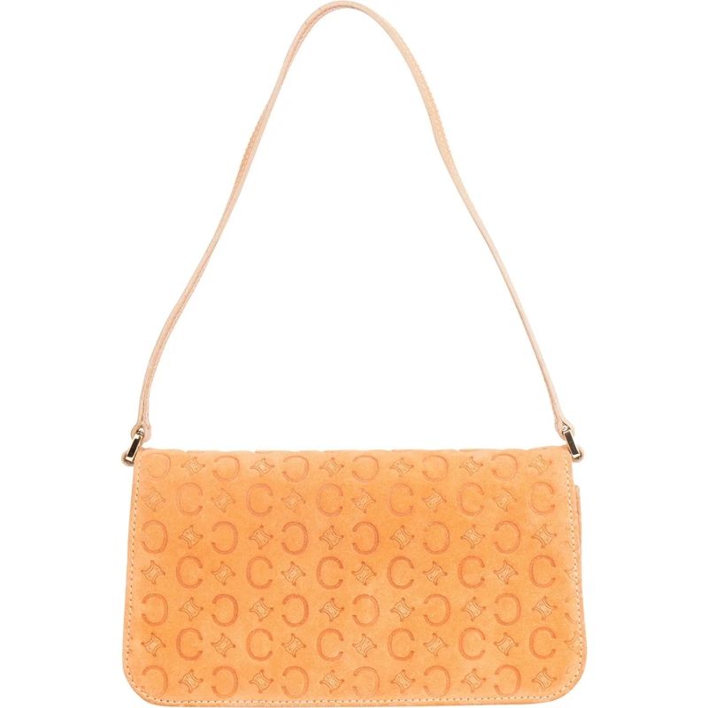 Celine Schultertasche Celine Suede Maccadam Monogram Mini Shoulder Bag mehrfarbig