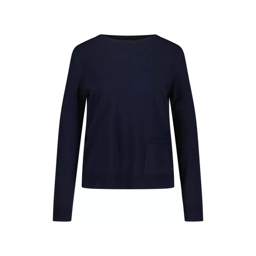 Marc Cain Pullover aus Viskose-Mix Blau 