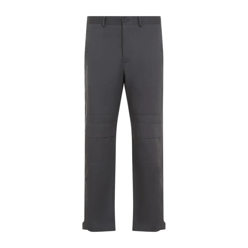 Ranra Anzugshose Grey Cotton Blend Trousers Grey