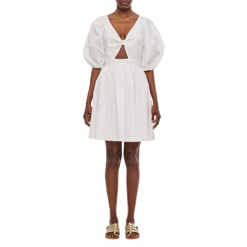 Rotate Puff Sleeve Mini Dress White 