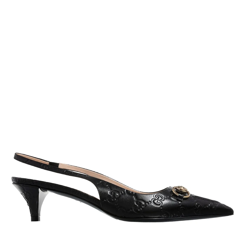 Gucci Pumps Sandal Slingback Black