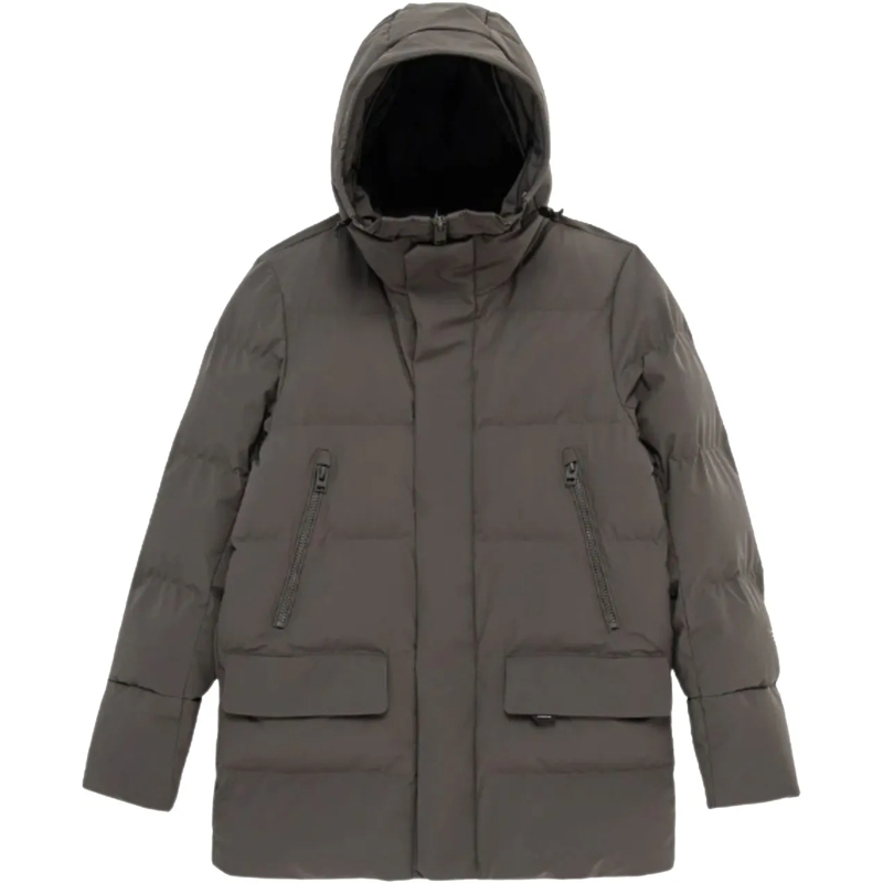 Krakatau Daunenjacke Cassini Qm571 Quilted Parka grün
