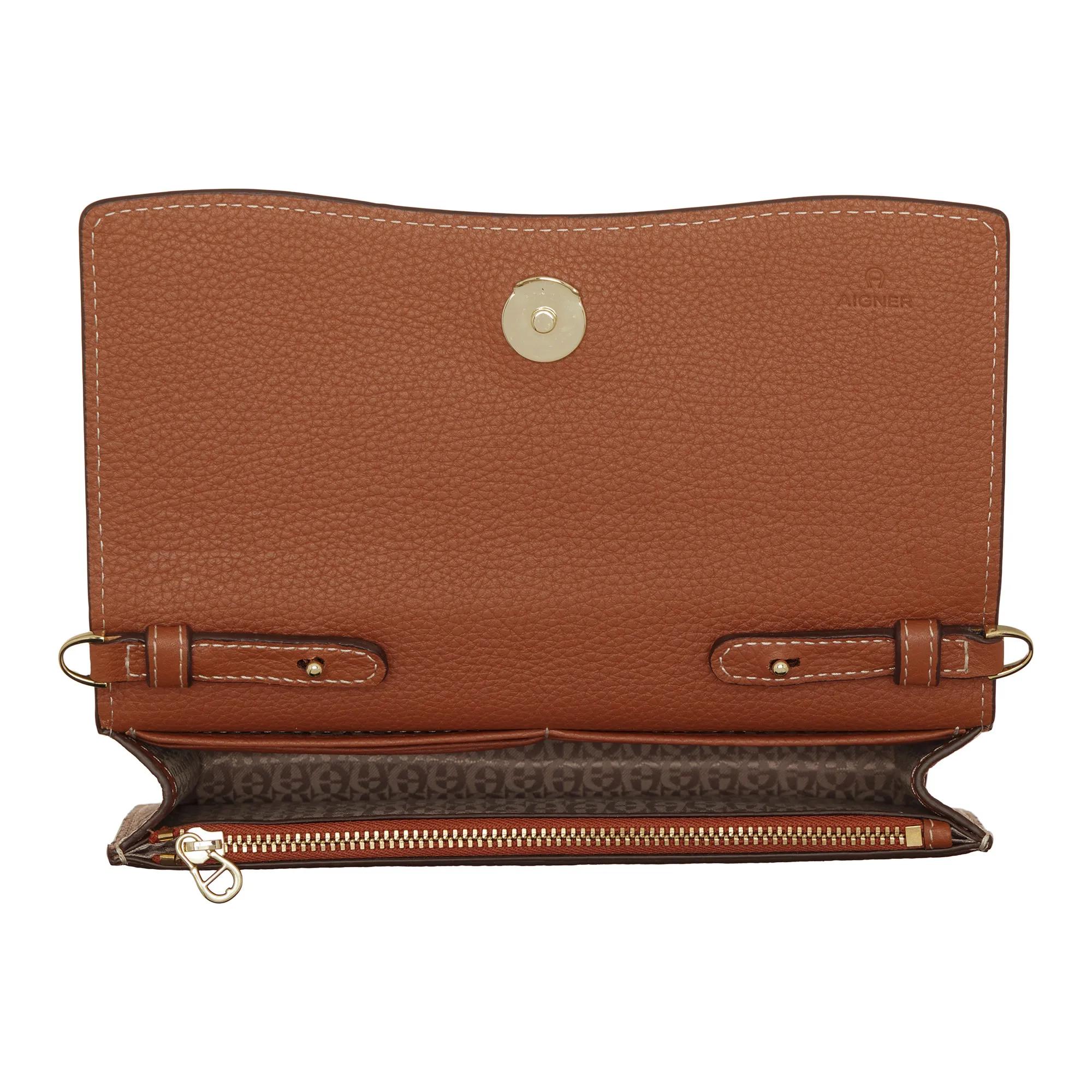 Thumbnail - Aigner Portemonnaie - Wallet on Chain - Gr. unisize - in Braun - für Damen