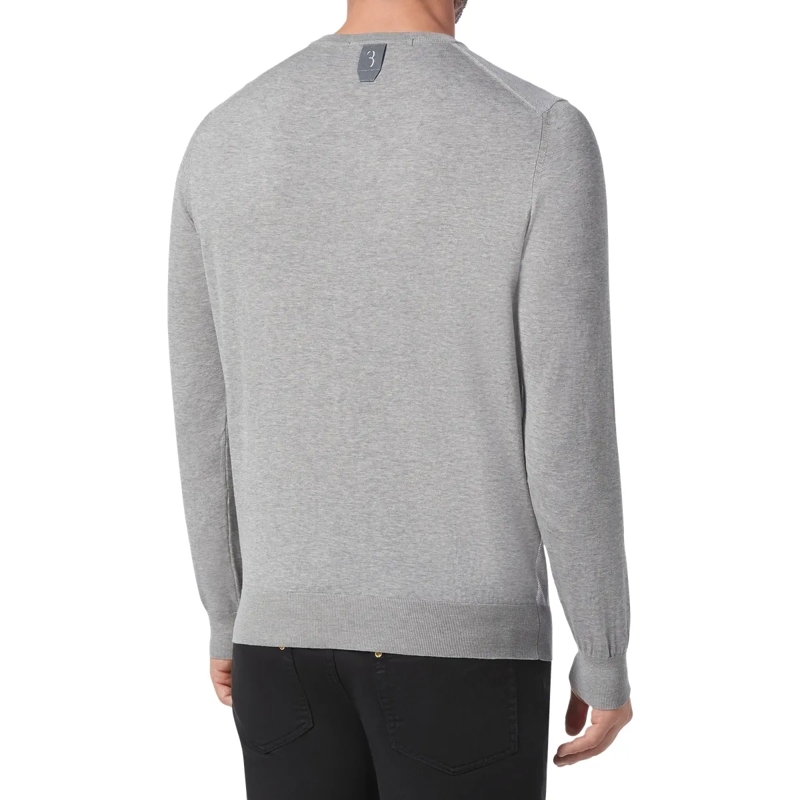 BILLIONAIRE  Rundhalspullover Double B grau(Image 2)