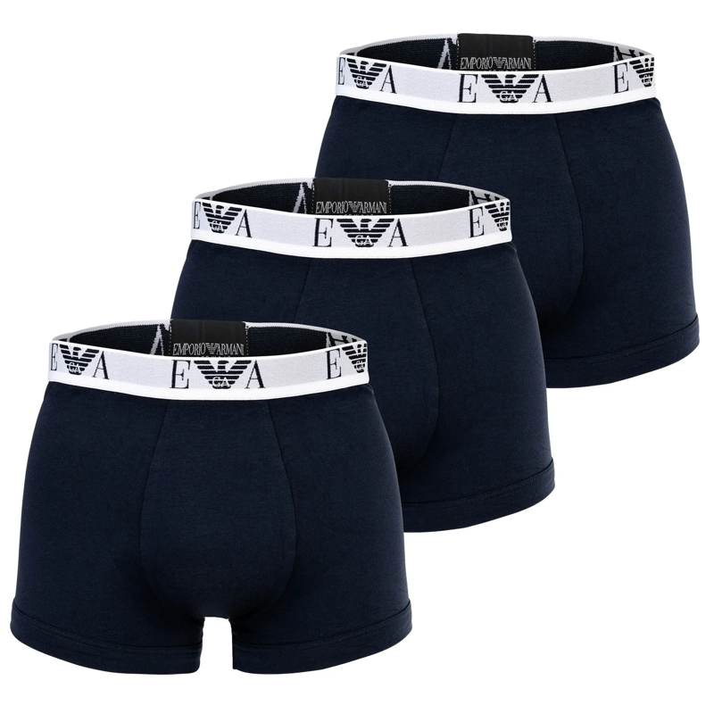 Emporio Armani  BOLD MONOGRAM 3er Pack blau