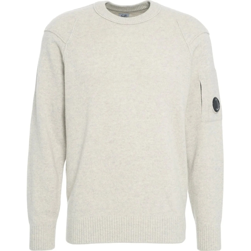 CP Company  Sweater with logo detail grau