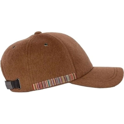 Paul Smith  Casquette laineuse Bande Baya c�t� Camel M1A 987DT mehrfarbig