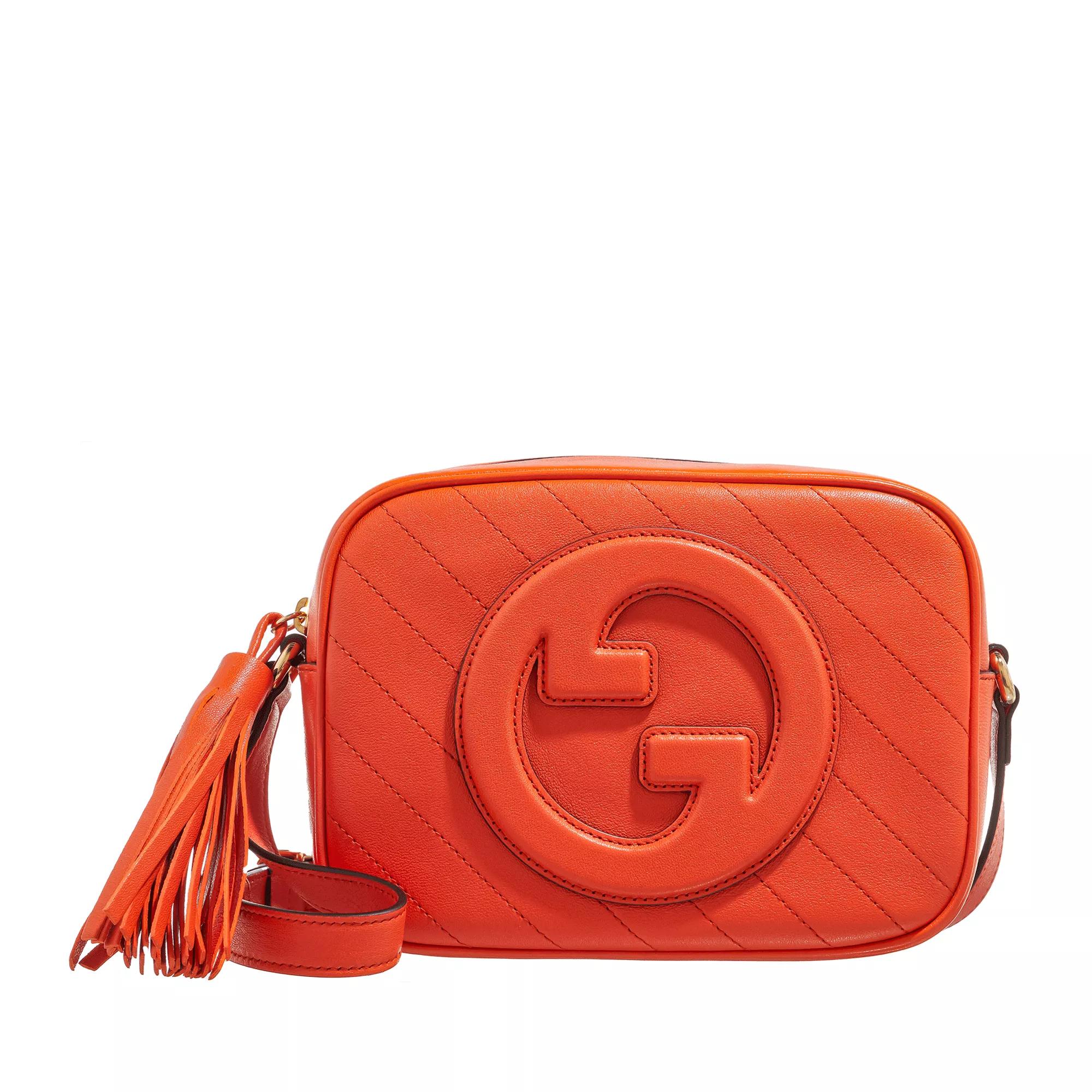 Gucci Small Gucci Blondie Quilted Crossbody Bag Leather Deep