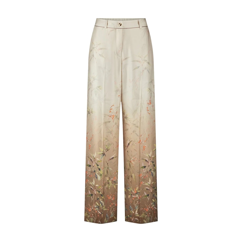 Riani Hose Weite Hose aus Viskose weiß