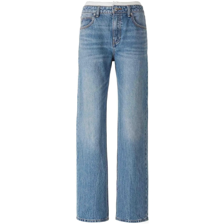 Alexander Wang Denim Lace Jeans mehrfarbig | Jeans mit geradem Bein