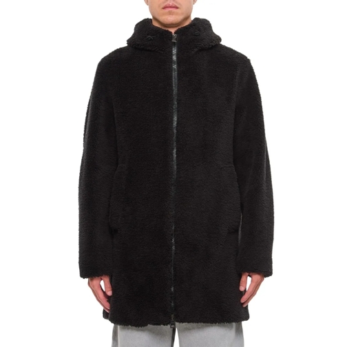 Herno Parka Jassen Frontal Zip Closure Parka Black