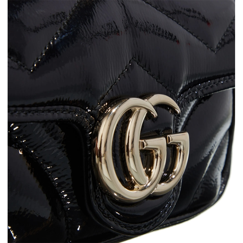 Gucci Minitasche GG Marmont Super Mini Bag Black(Image 5)