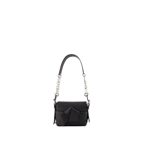 Acne Studios Musubi Shoulder Bag - Leather - Black Black Schoudertas