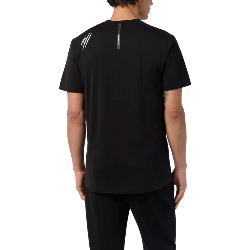 Plein Sport T-Shirt T-Shirt Rundhalsausschnitt Ss Scratch schwarz(Image 2)