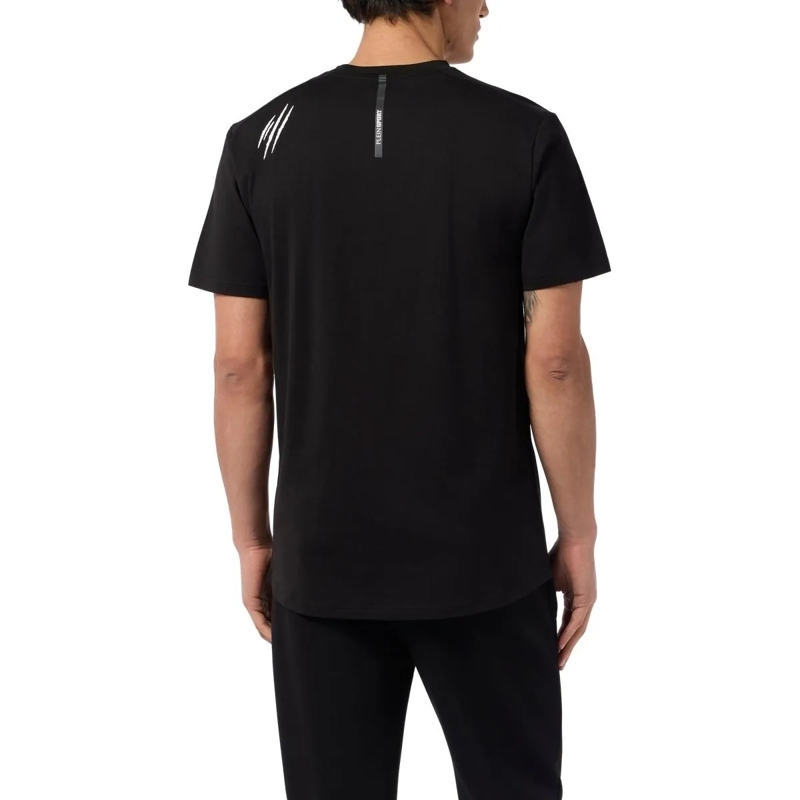 Plein Sport T-Shirt T-Shirt Rundhalsausschnitt Ss Scratch schwarz(Image 3)