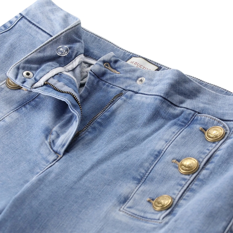 Seductive Jeans Wide-Leg Jeans Bridget blau(Image 3)