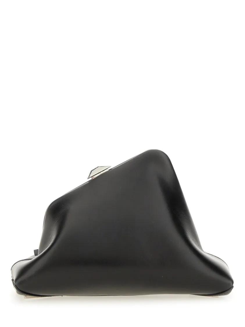 The Attico Clutches Clutch "Day Off" Small in zwart