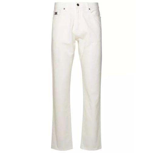 Versace White Cotton Jeans White 