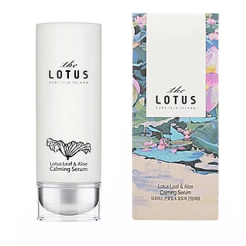 the LOTUS Jeju Lotus Leaf & Aloe Calming Serum Gesichtsserum