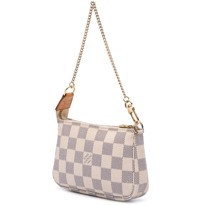Louis Vuitton Tote Damier Azur Mini Pochette Accessoires weiß (Image 2)