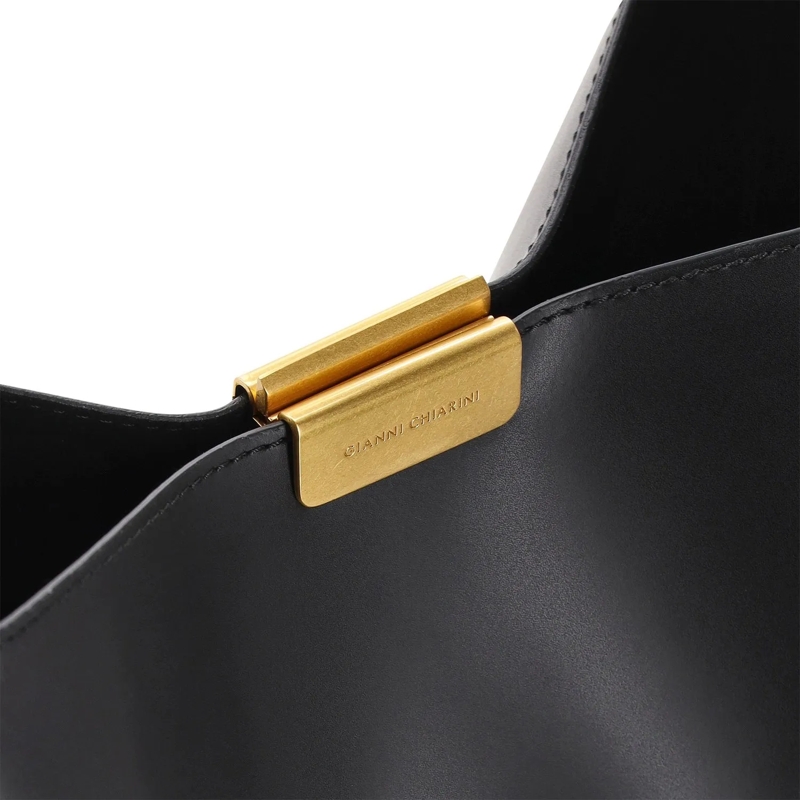 Gianni Chiarini Crossbody Bag Schultertasche aus Leder schwarz(Image 10)