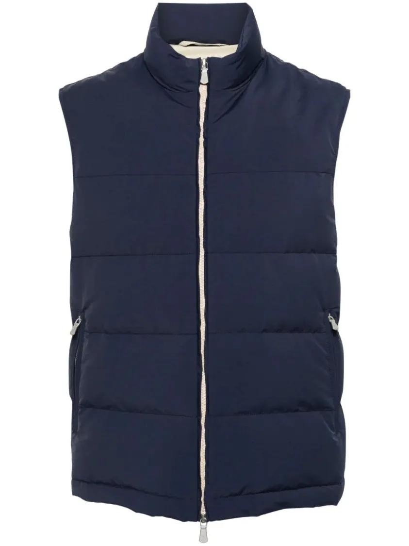 Eleventy - Quilted Down Gilet - Größe 52 - blau