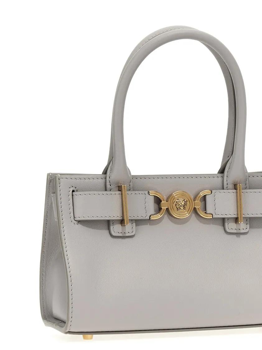 Versace Shoppers & Totes 'Medusa '95' Small Shopping Bag in grijs