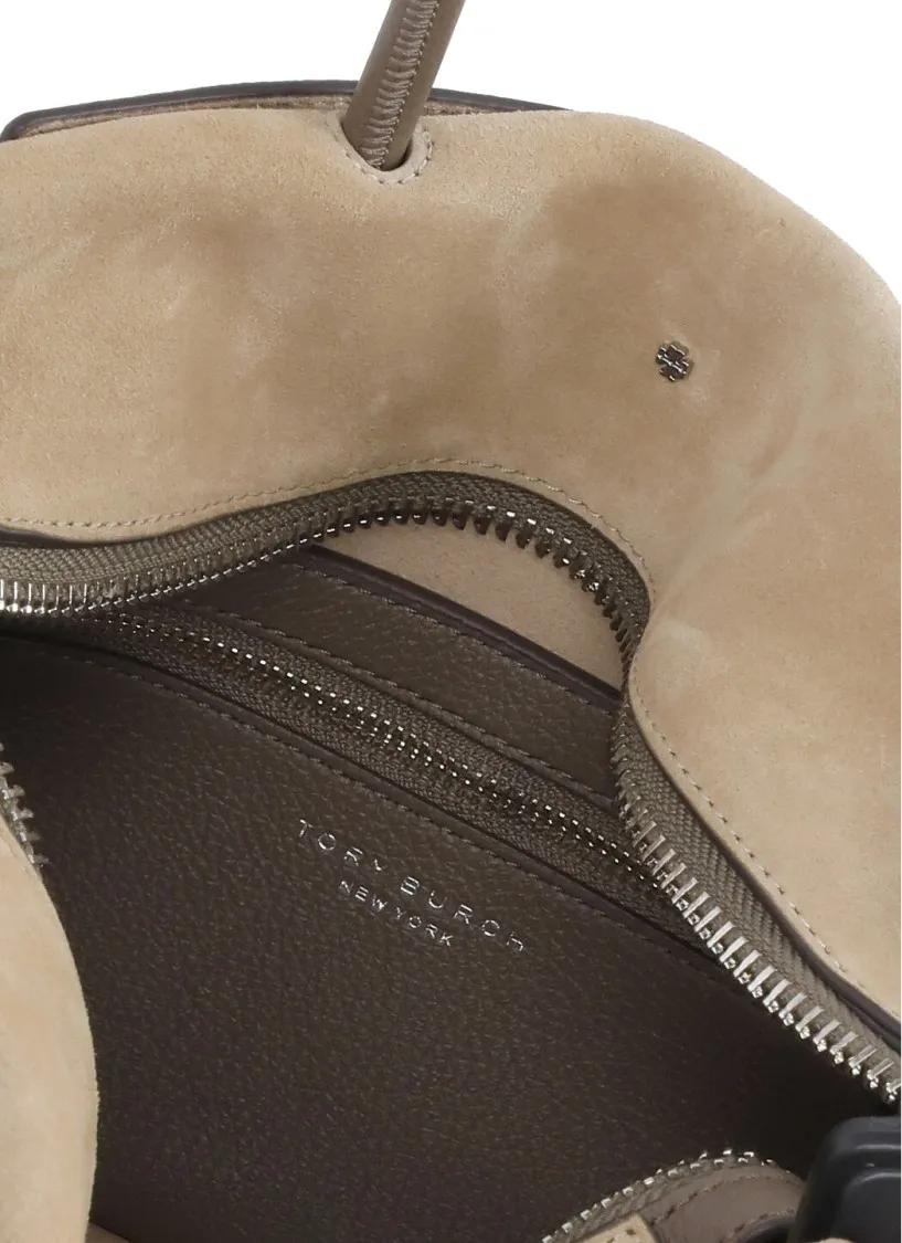 TORY BURCH Hobo bags Brown Leather "Mercher" Hand Bag in bruin