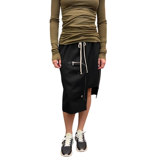 Rick Owens Minirokken Jupe empi�cements Asym�trique noir Rick Owens Femm schwarz