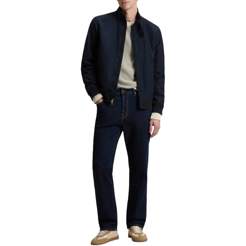 Woolrich Daunenjacke Heren Spring Lewis Bomber blau(Image 4)