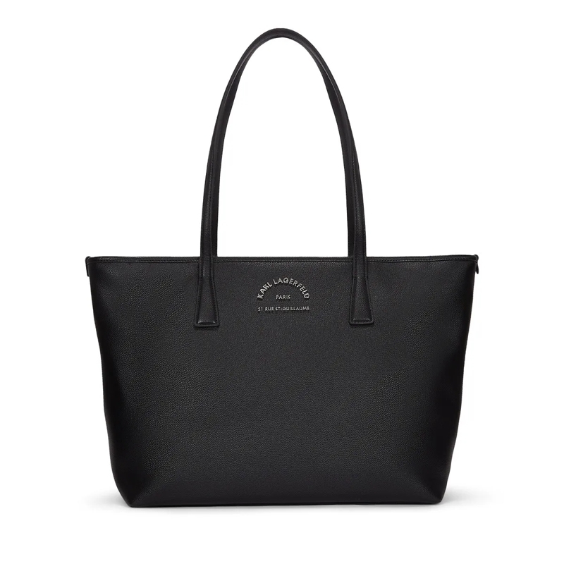 Karl Lagerfeld Shopper RUE ST-GUILLAUME METALL-TOTE-BAG schwarz